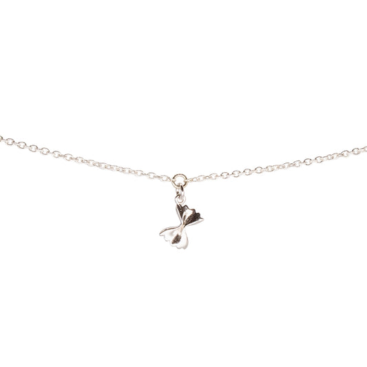 Bow Tie Pasta Charm, Sterling Silver