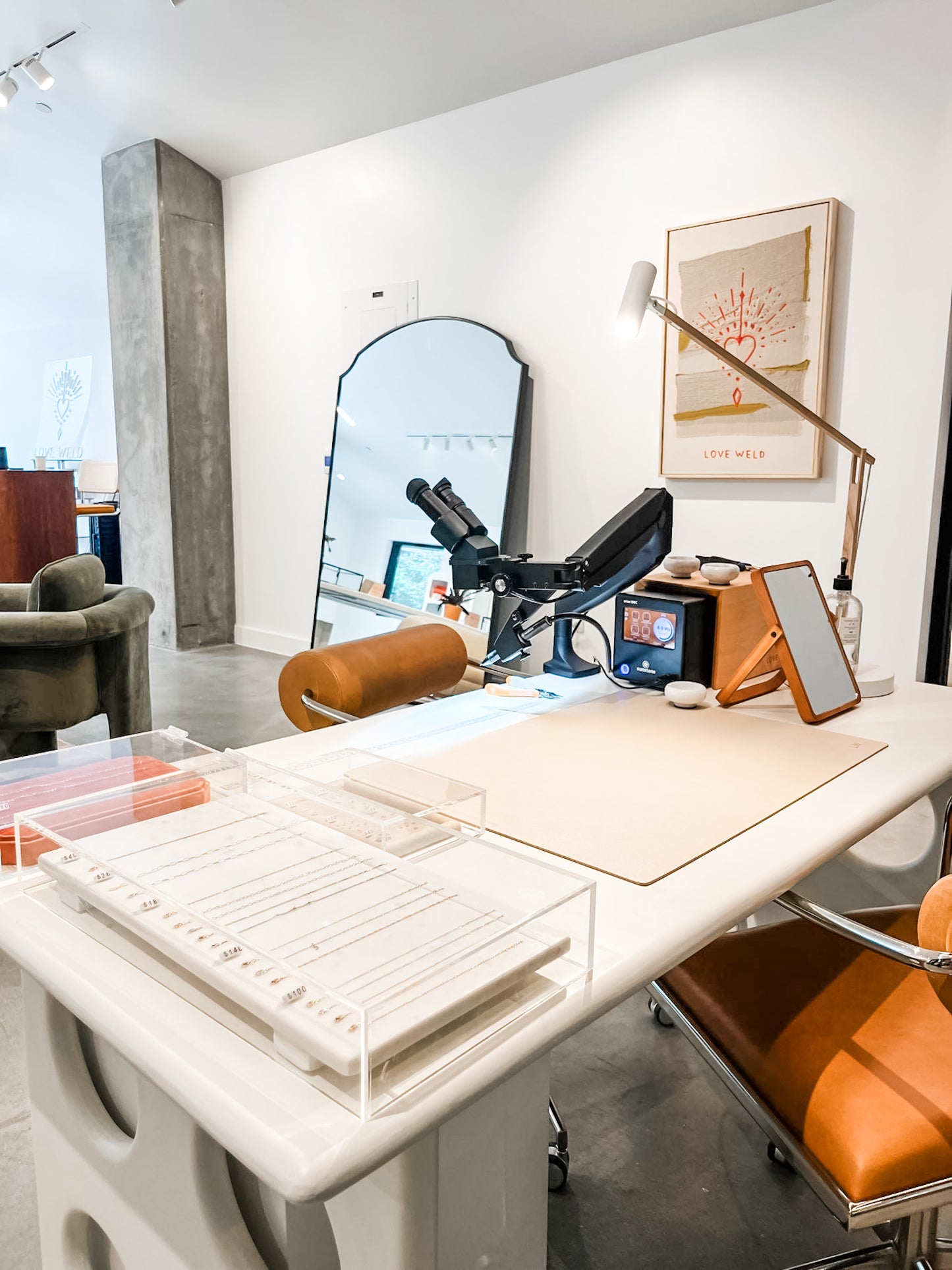 Non-Slip Leather Desk Mat