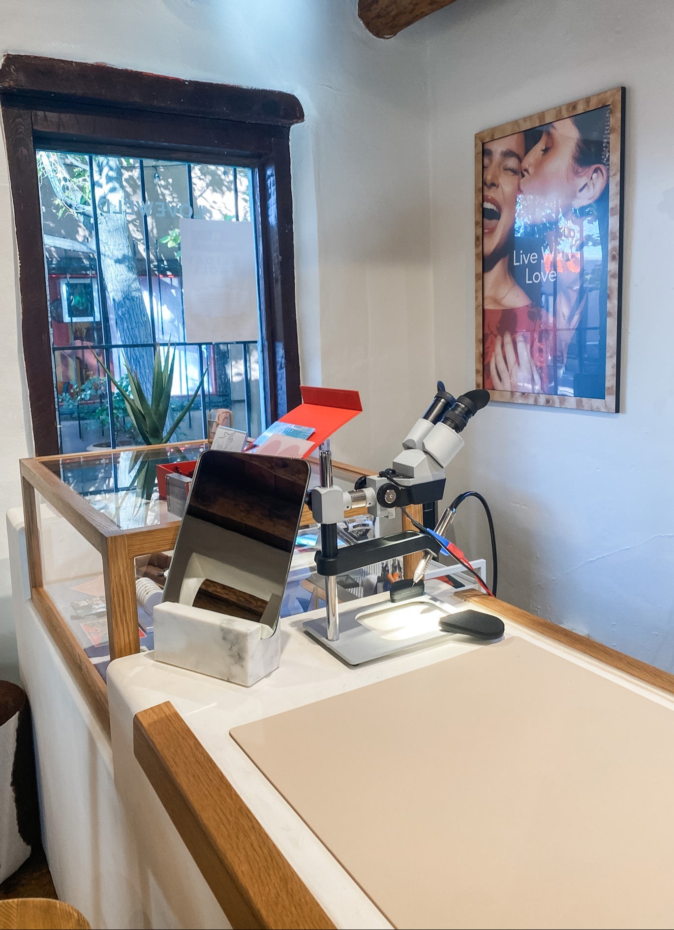 Non-Slip Leather Desk Mat