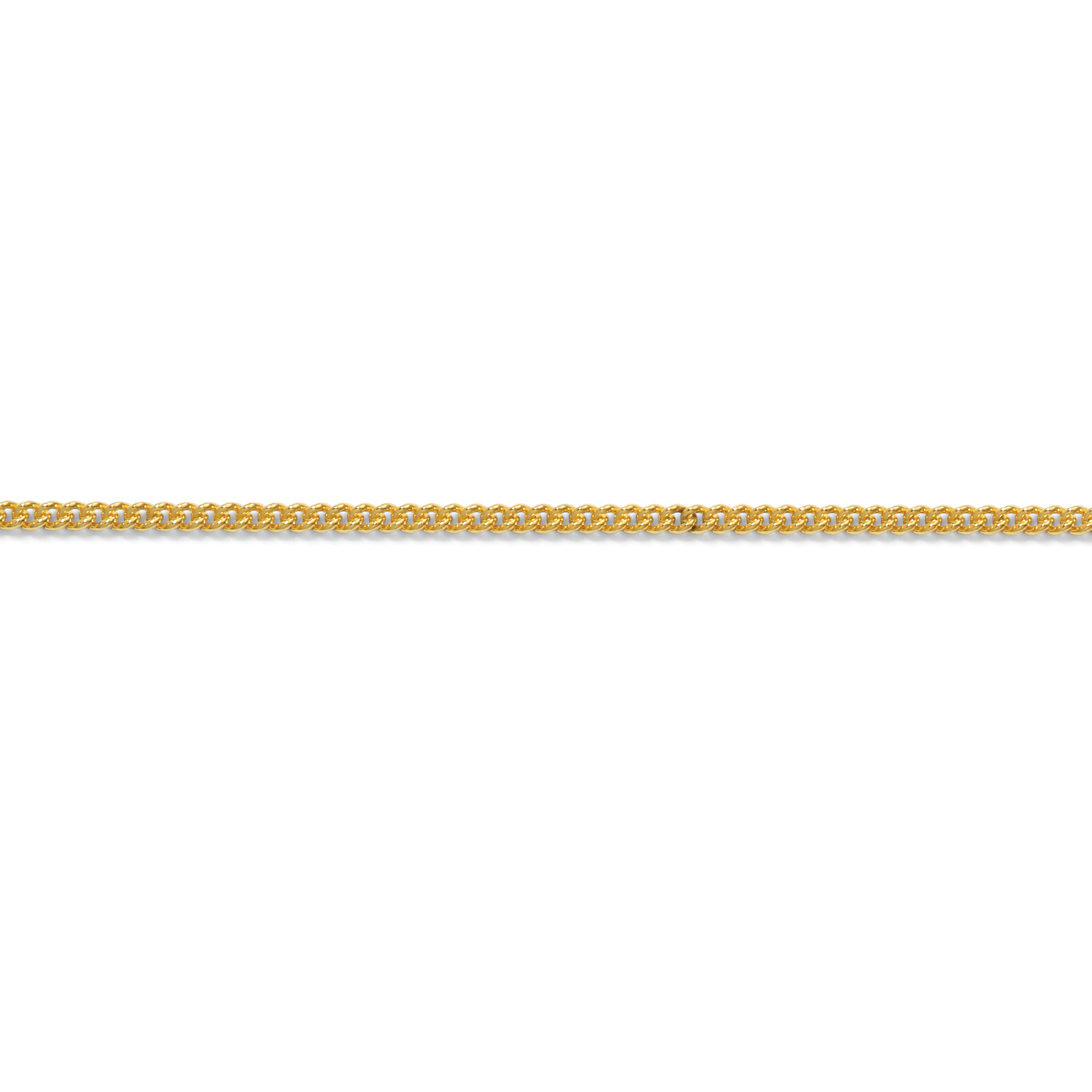 Permanent Jewelry, Round Curb Chain, Yellow Gold Filled by the Inch