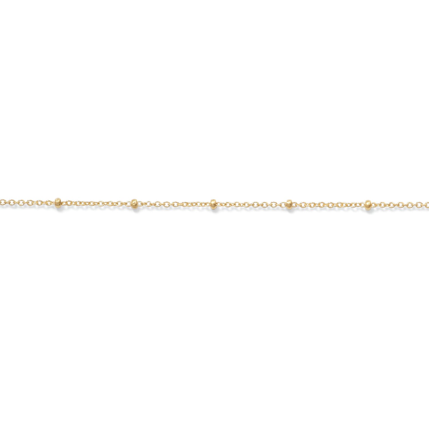 Permanent Jewelry, Satellite Cable Chain, Yellow Gold Filled