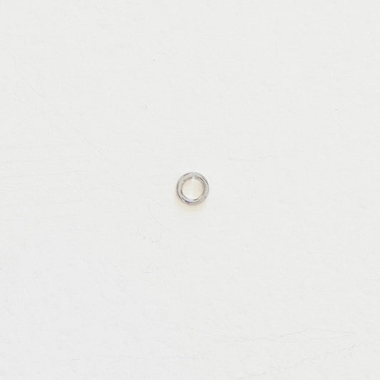 Permanent Jewelry, 2.5mm Jump Ring 14k Solid White Gold
