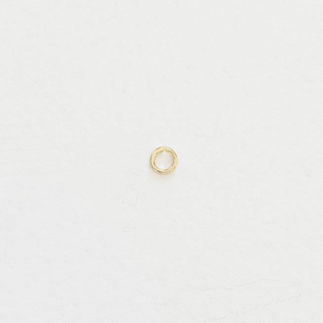 Permanent Jewelry, 2.5mm Jump Ring 14k Solid Yellow Gold