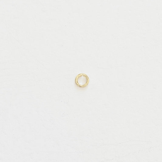 Permanent Jewelry, 2.5mm Jump Ring 14k Solid Yellow Gold