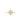Permanent Jewelry, Pavé Diamond, Starburst Connector Charm, Vermeil