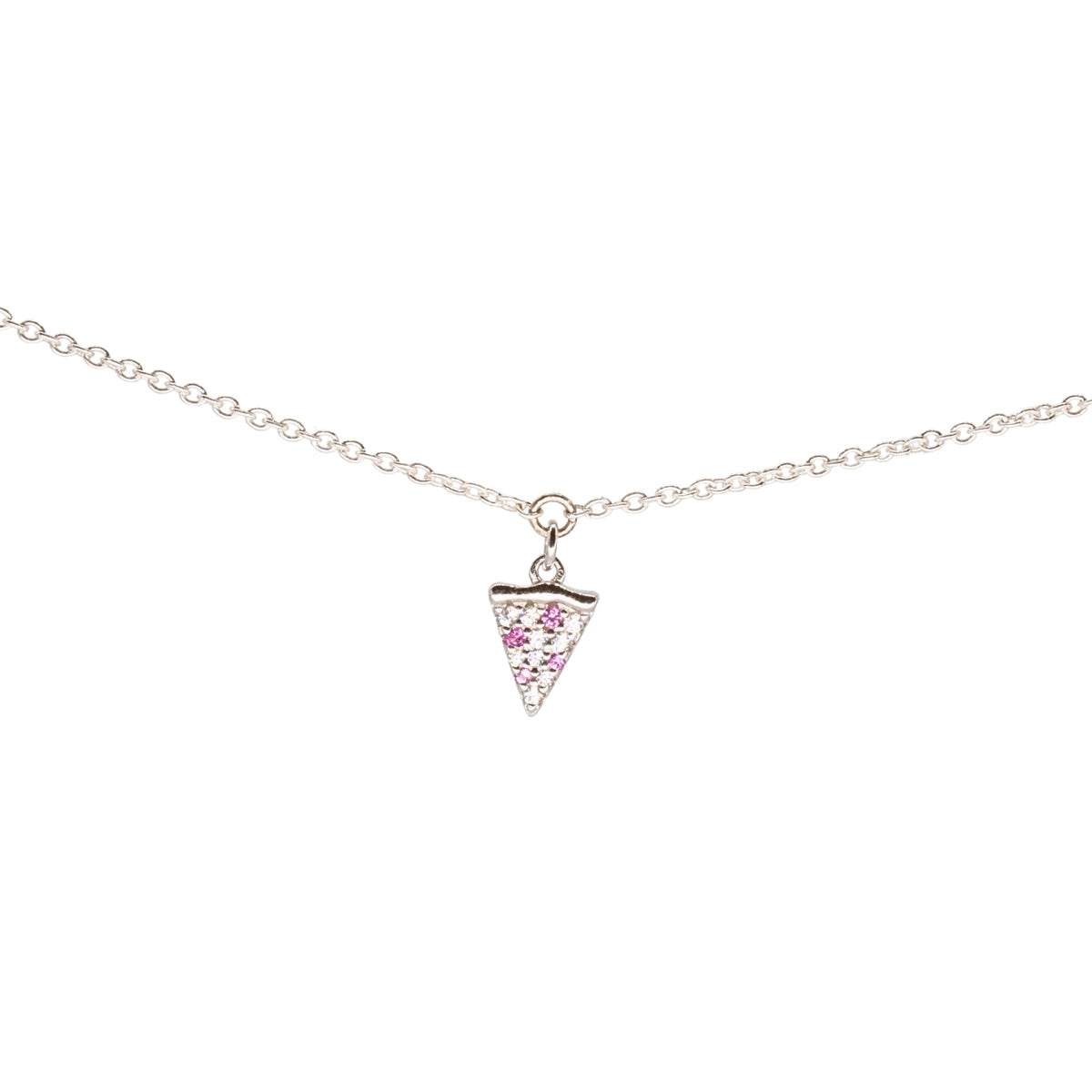 Pizza Charm, Sterling Silver
