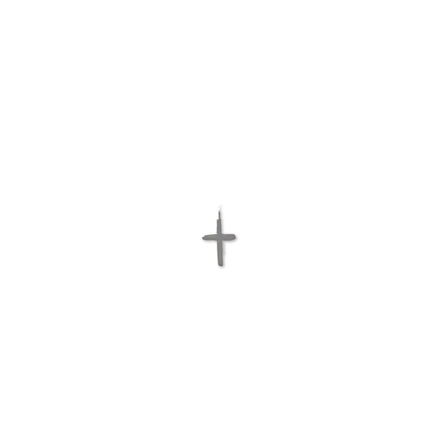 Cross Charm, Sterling Silver