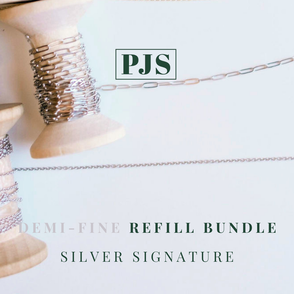 The Sterling Silver Signature Chain Refill – Permanent Jewelry Solutions