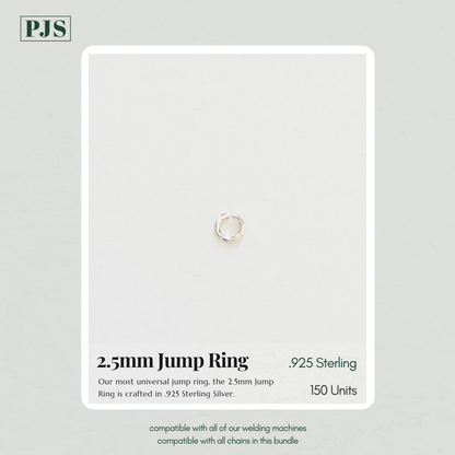 Permanent Jewelry, Sterling Silver Bundle, Paperclip Chain, Cable Chain, Figaro Chain, Eye Connector Charm, Star Charm, Sterling Silver Jump Rings