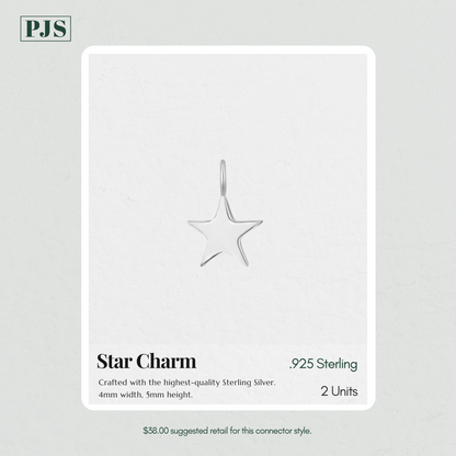 Permanent Jewelry, Sterling Silver Bundle, Paperclip Chain, Cable Chain, Figaro Chain, Eye Connector Charm, Star Charm, Sterling Silver Jump Rings