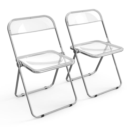 Acrylic Pop-up Folding Chairs