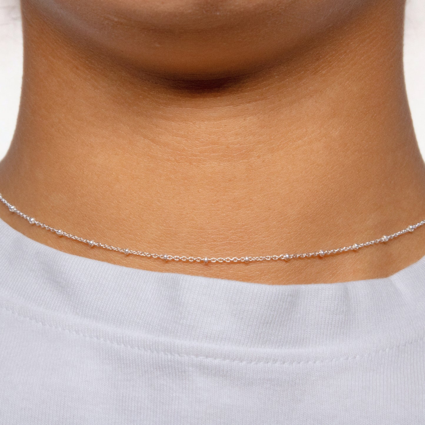 Satellite Cable Chain, Sterling Silver by the Bracelet
