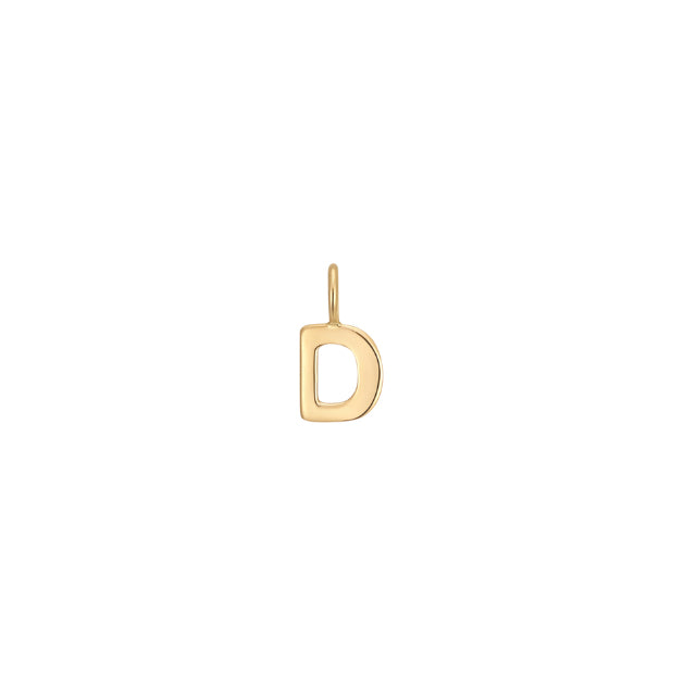 Permanent Jewelry, Letter Charms, Vermeil