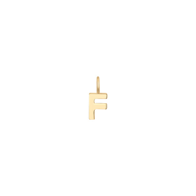 Permanent Jewelry, Letter Charms, Vermeil