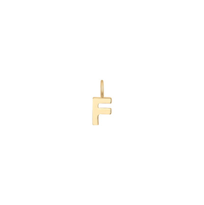 Permanent Jewelry, Letter Charms, Vermeil