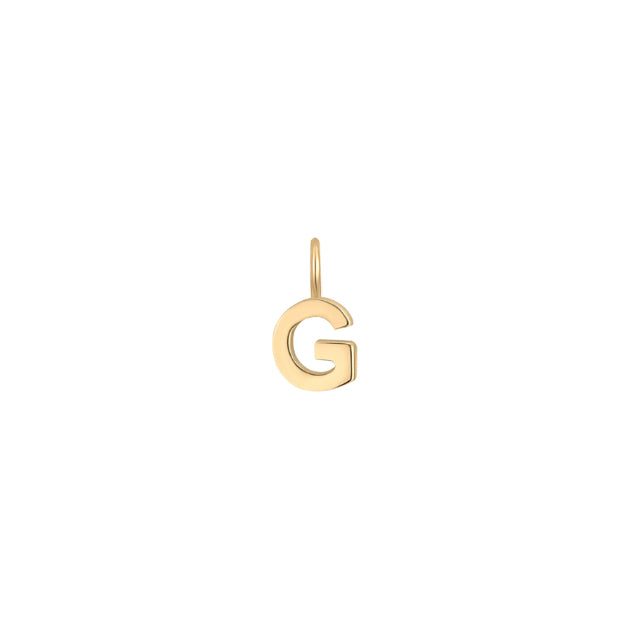 Permanent Jewelry, Letter Charms, Vermeil