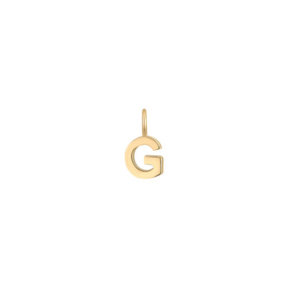 Permanent Jewelry, Letter Charms, Vermeil