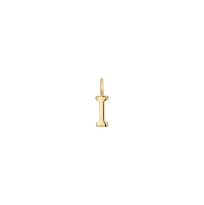 Permanent Jewelry, Letter Charms, Vermeil