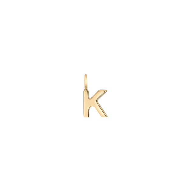 Permanent Jewelry, Letter Charms, Vermeil