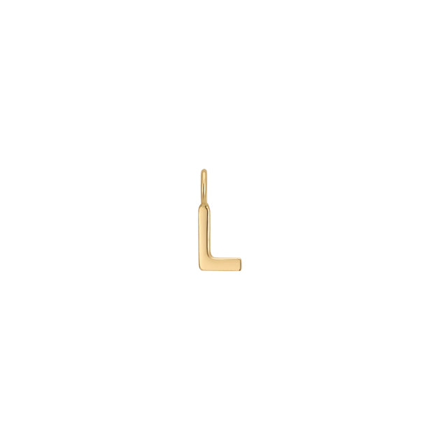 Permanent Jewelry, Letter Charms, Vermeil
