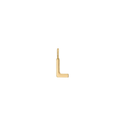 Permanent Jewelry, Letter Charms, Vermeil