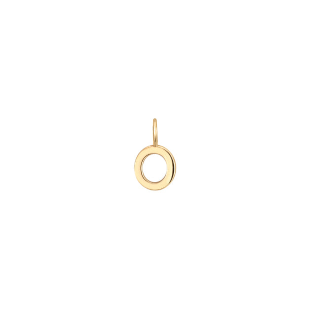 Permanent Jewelry, Letter Charms, Vermeil