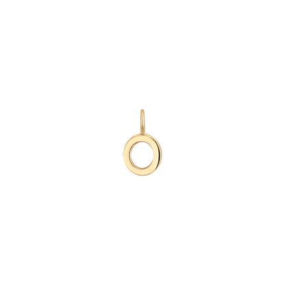 Permanent Jewelry, Letter Charms, Vermeil