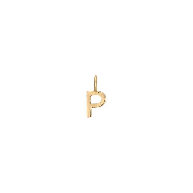 Permanent Jewelry, Letter Charms, Vermeil
