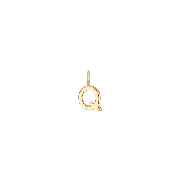 Permanent Jewelry, Letter Charms, Vermeil