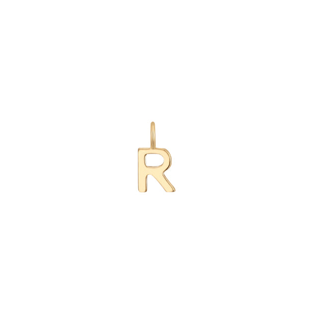 Permanent Jewelry, Letter Charms, Vermeil