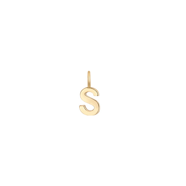 Permanent Jewelry, Letter Charms, Vermeil