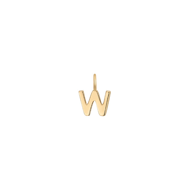 Permanent Jewelry, Letter Charms, Vermeil