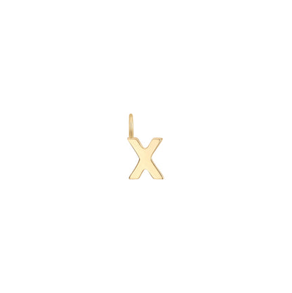 Permanent Jewelry, Letter Charms, Vermeil