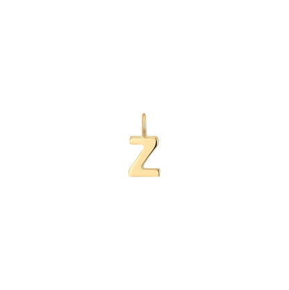 Permanent Jewelry, Letter Charms, Vermeil