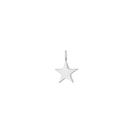 Permanent Jewelry, Star Charm, Sterling Silver