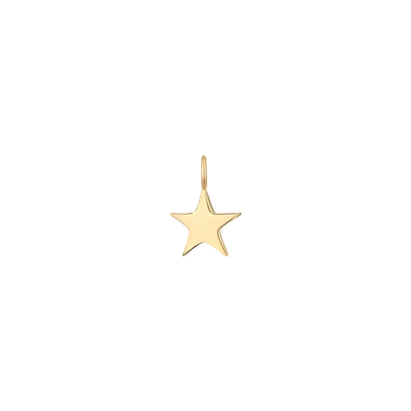 Permanent Jewelry, Star Charm, Vermeil