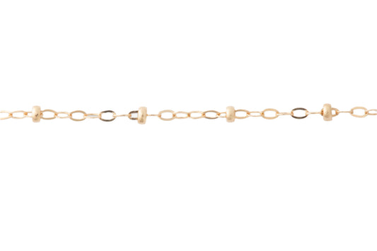 Satellite Cable Chain, 14k Solid Yellow Gold