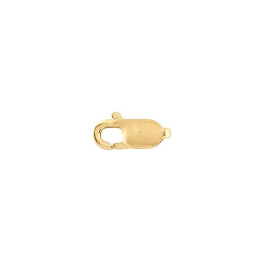 Oval Lobster Clasp, 14k Yellow Gold