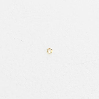 Permanent Jewelry, 2.0mm Jump Ring 14k Solid Yellow Gold