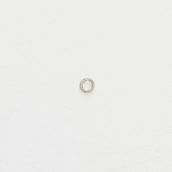 Permanent Jewelry, 2.5mm Jump Ring 14k Solid White Gold