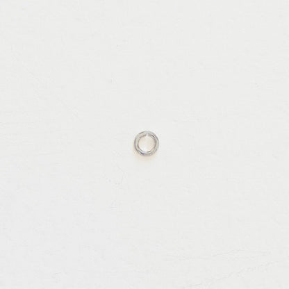 Permanent Jewelry, 2.5mm Jump Ring 14k Solid White Gold