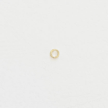 Permanent Jewelry, 2.5mm Jump Ring 14k Solid Yellow Gold